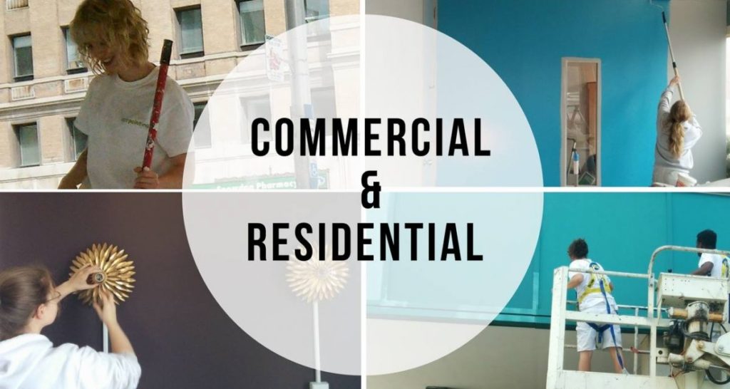 Commercial painting vs residential painting