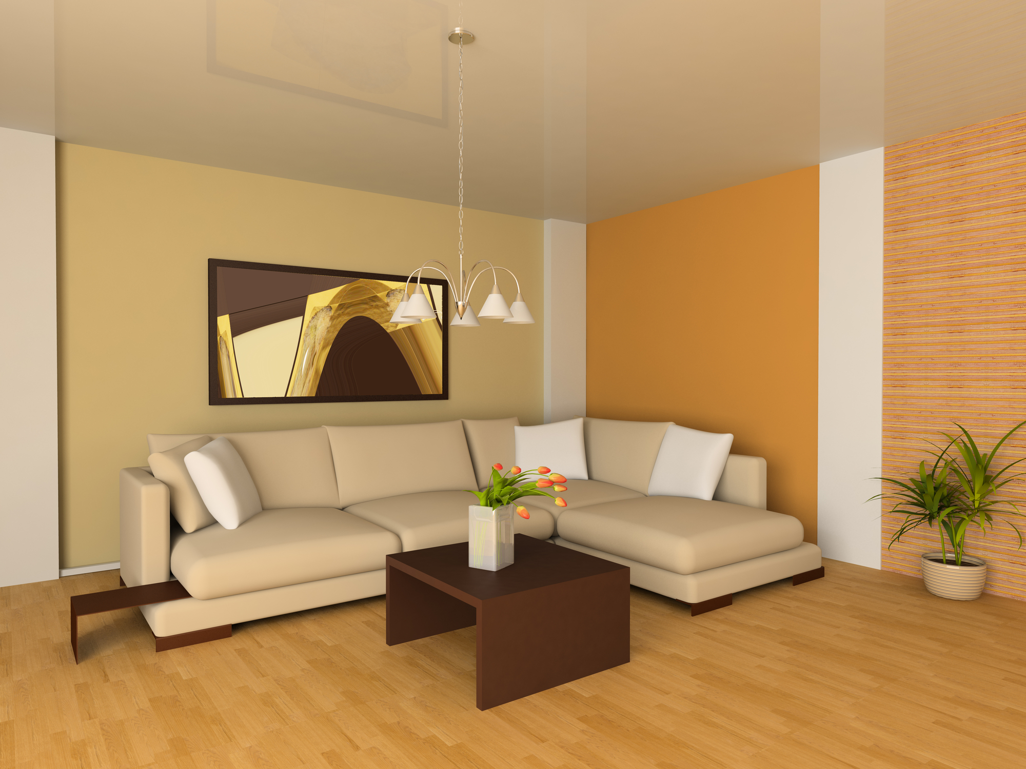 Interior painting finishes